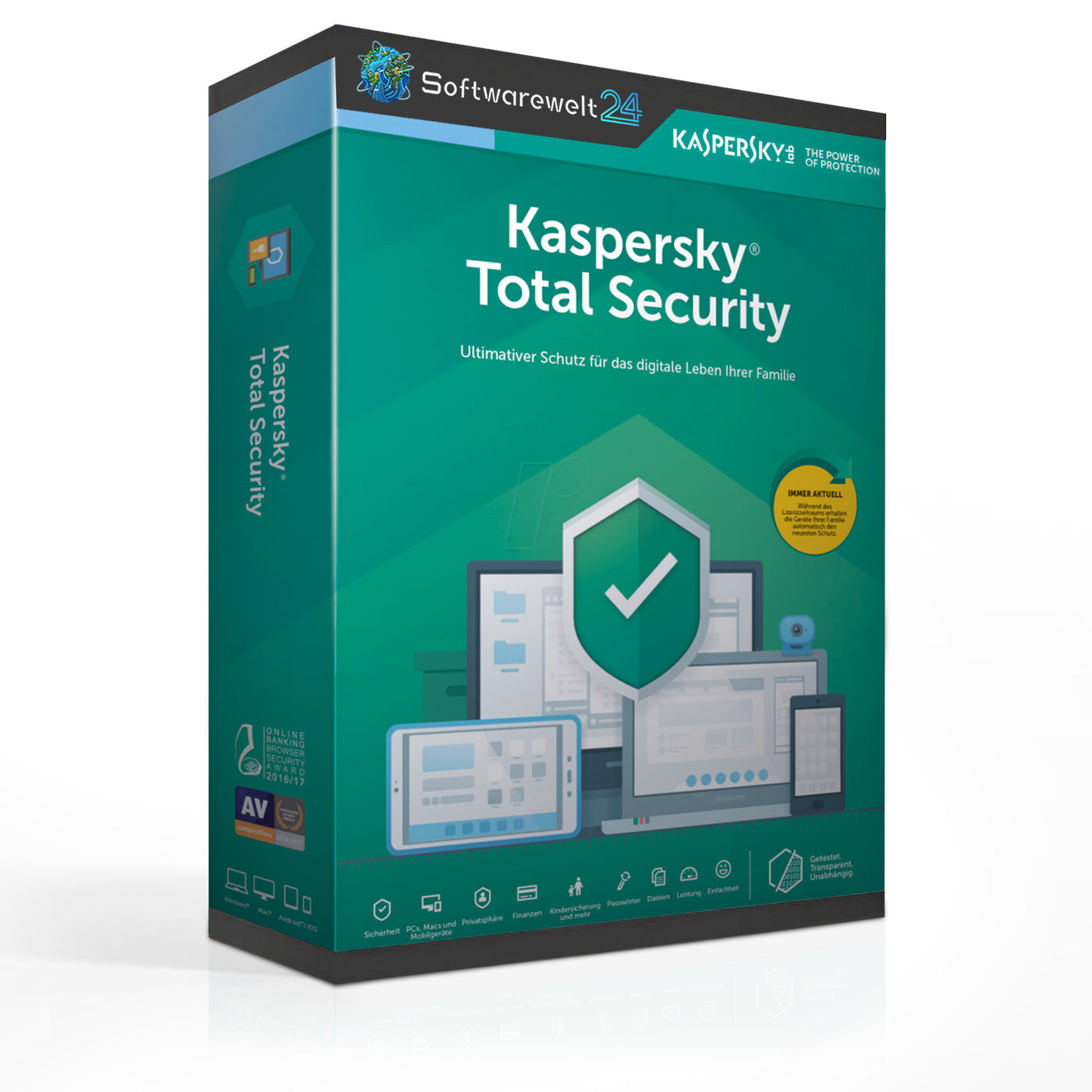 Kaspersky Total Security |  1 Gerät 2 Jahr