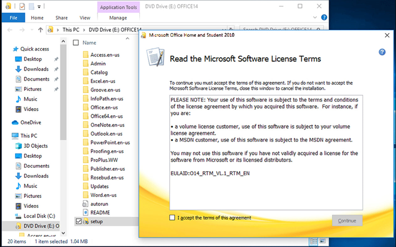 Microsoft Office 2010 Home & Student für Windows