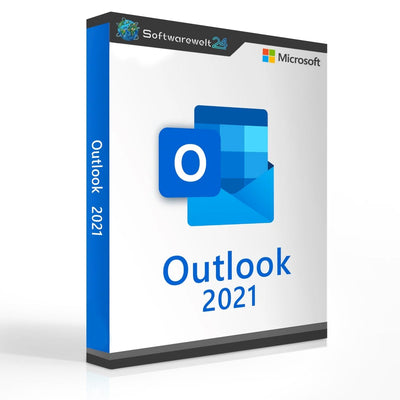 Microsoft Outlook 2021 for Windows displayed on a computer screen with an organized email interface and calendar view.