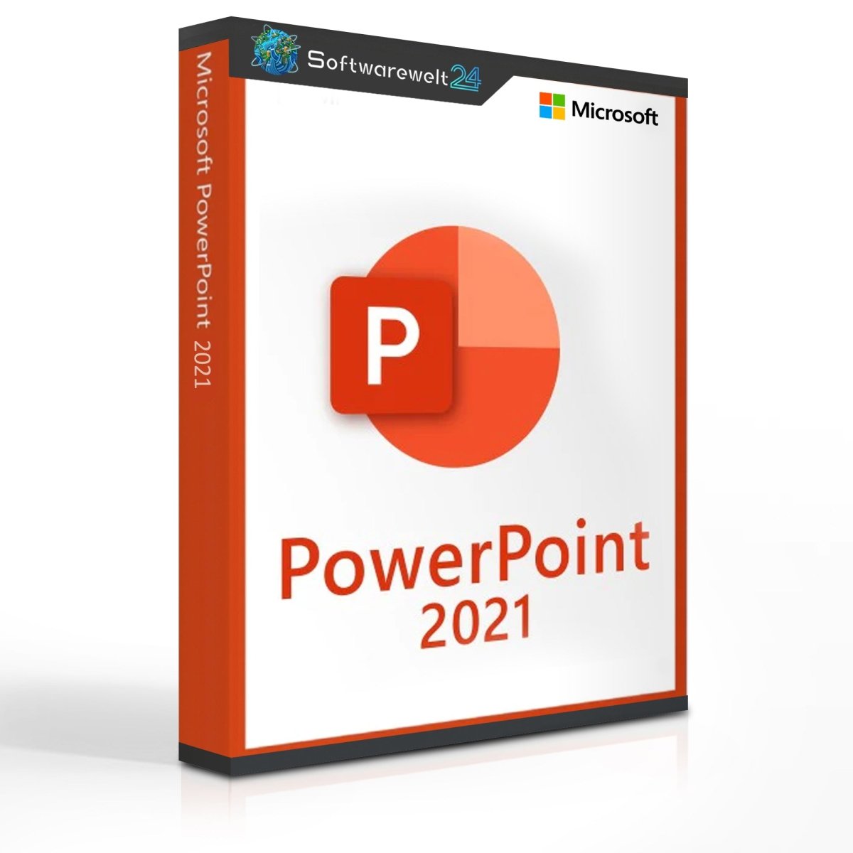 Microsoft PowerPoint 2021 for Windows displayed on a computer screen with a presentation slide open.