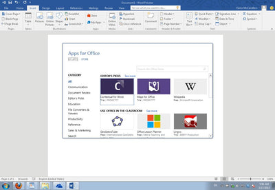 Microsoft Office 2016 Home & Student interface screenshot showing Word, Excel, and PowerPoint applications.