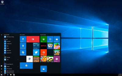 Microsoft Windows 10 Pro for Workstation software box with sleek design and system requirements displayed on the front.