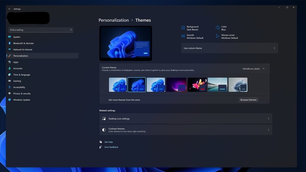 Windows 11 Enterprise operating system interface displayed on a computer screen with modern design elements.