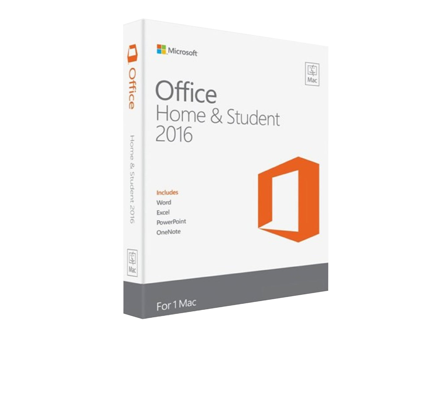 Office 2016 Home & Student software box with Käuferschutz branding on a wooden desk background.