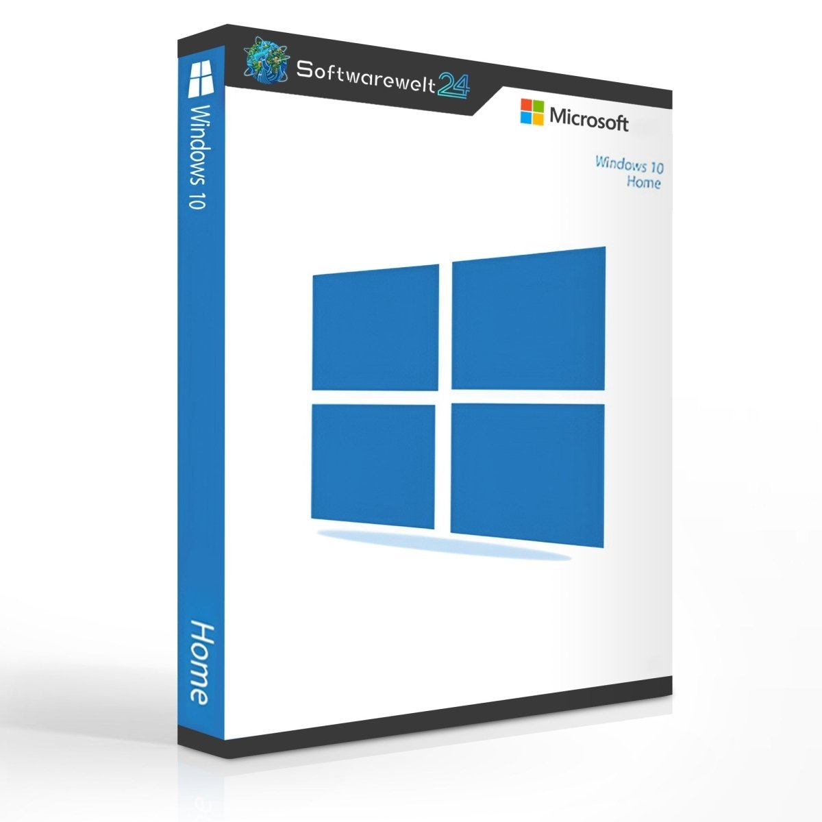 Windows 10 Home software package for 32/64-bit systems, featuring download option and buyer protection.