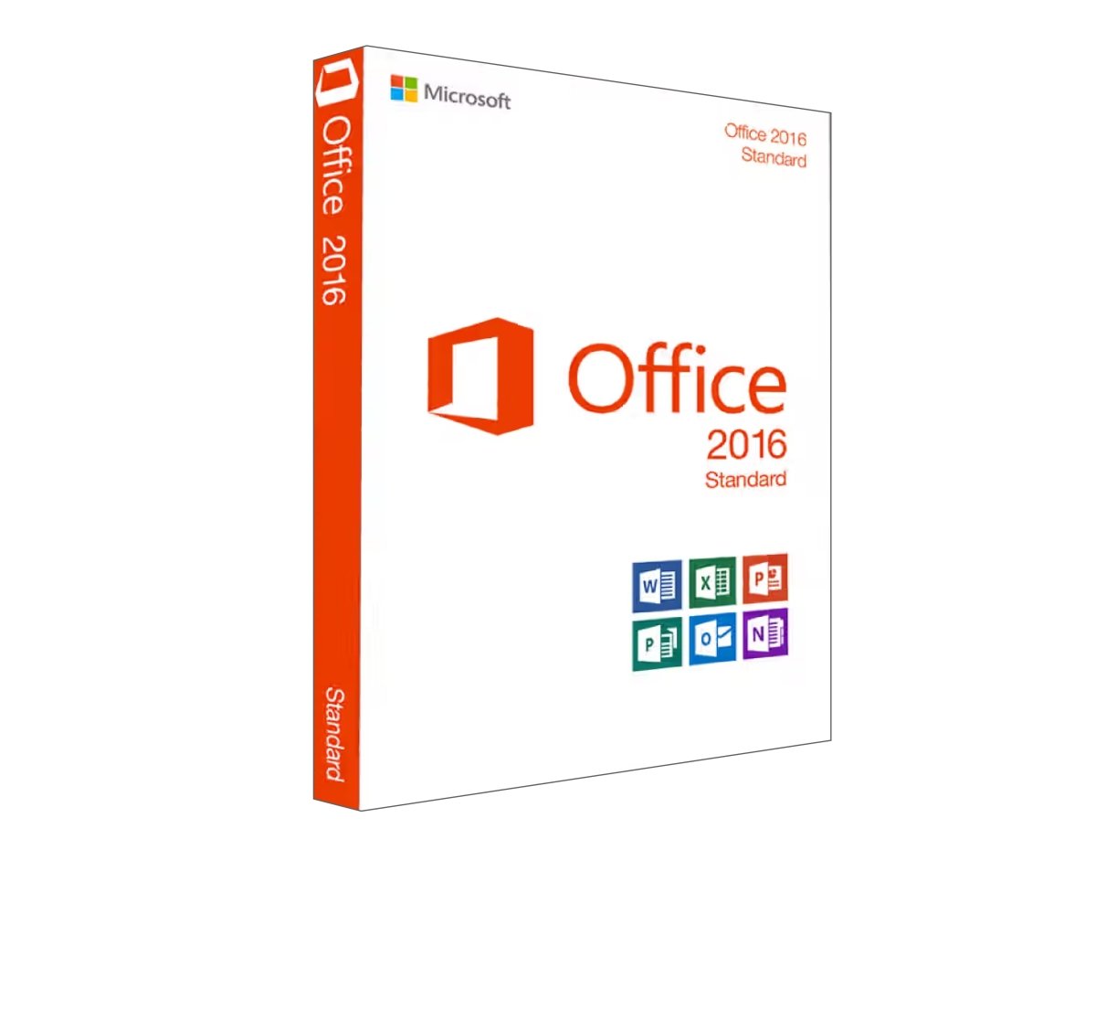 Office 2016 Professional software for Windows displayed on a white background, featuring its iconic logo and packaging design.